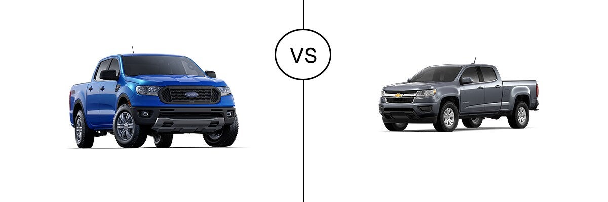2019 Ford Ranger vs. Chevrolet Colorado